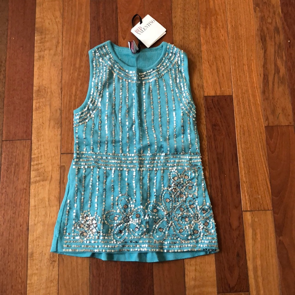 NWT Red Valentino sequin top